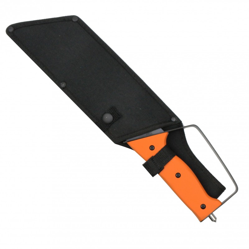 Orange Machete Knife OutdoorSportsUSA